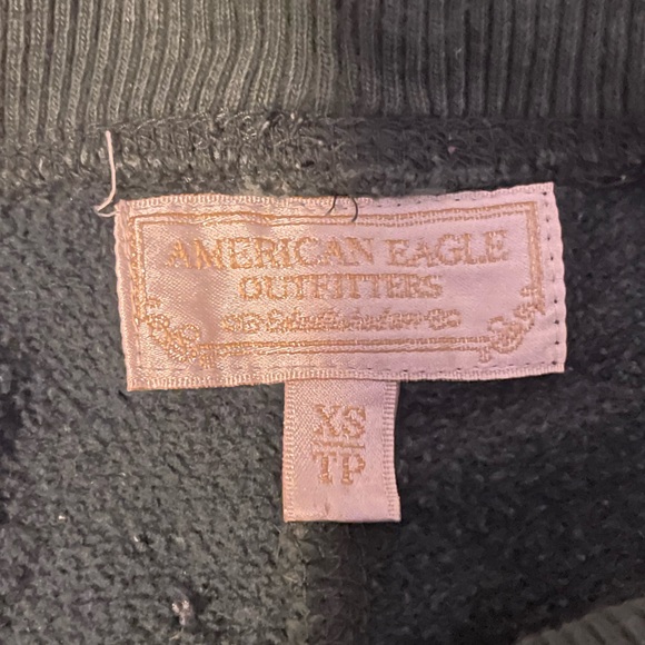 American Eagle Straight Leg Sweatpants Size XS Green Y2K - Picture 3 of 4